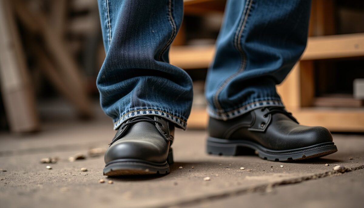 Les raisons pour lesquelles les artisans privilégient les chaussures de sécurité montantes